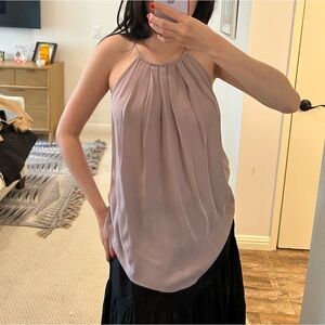 Joie silk tank top in lavender